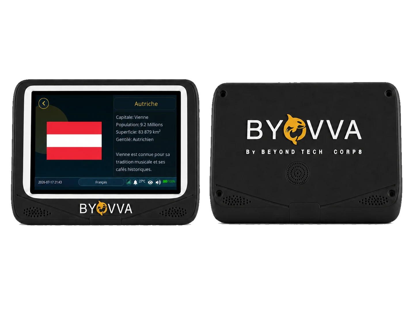Tablette BYOVVA Noir