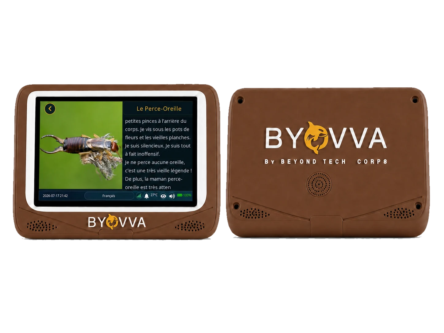 Tablette BYOVVA Brun cacao