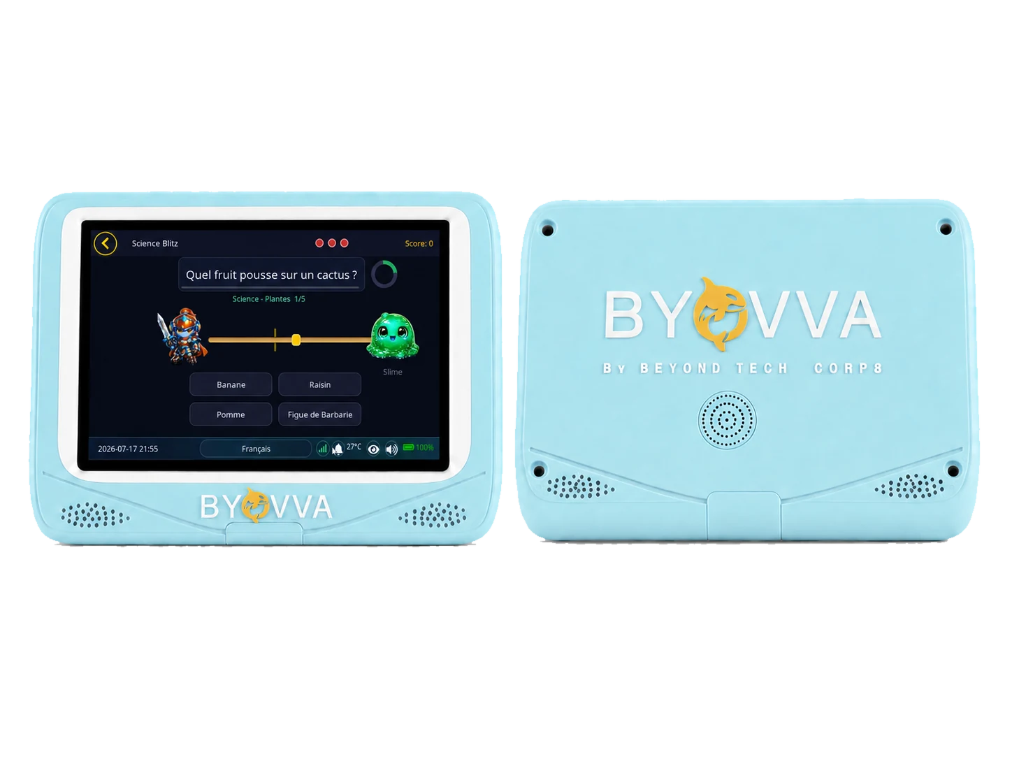 Tablette BYOVVA Bleu glacier