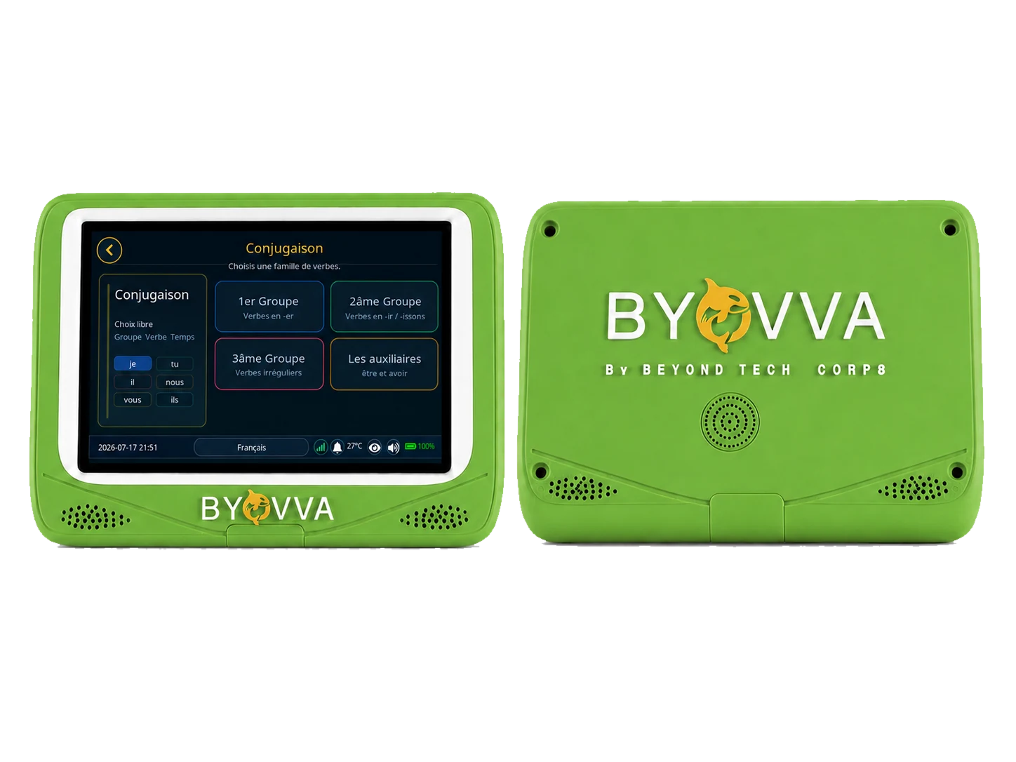 Tablette BYOVVA Vert nature