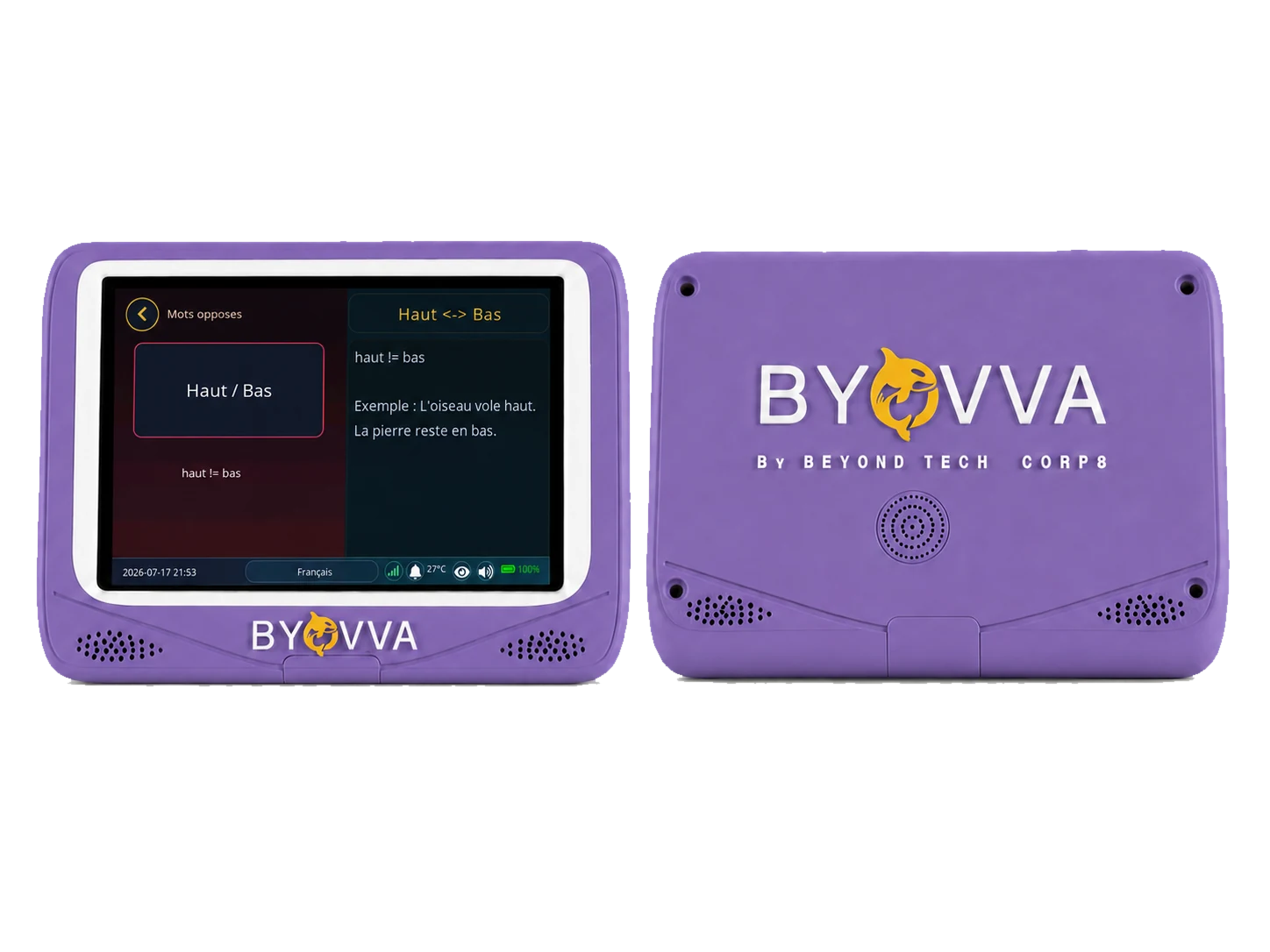 Tablette BYOVVA Violet lavande