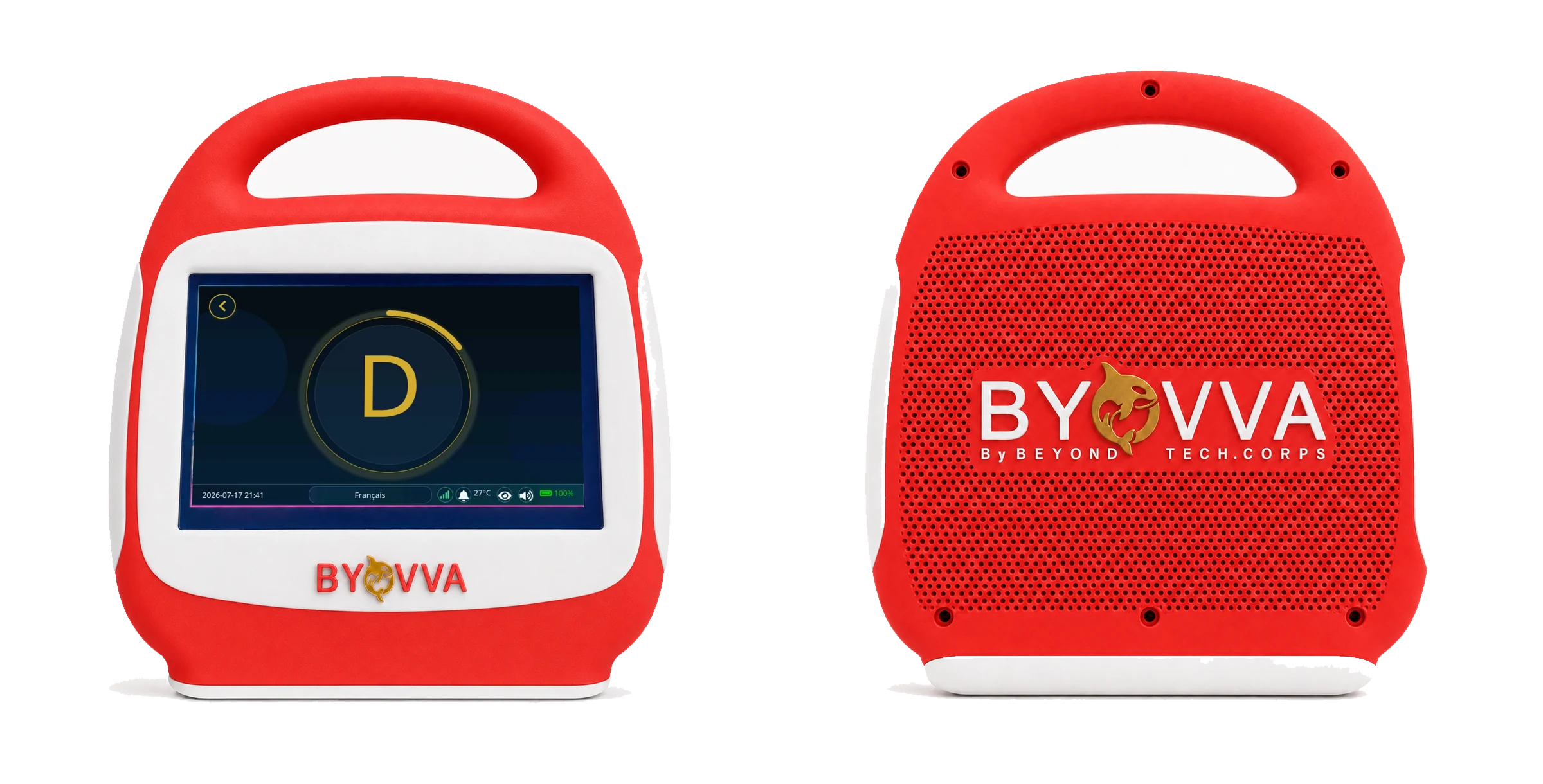 Tablette BYOVVA Rouge corail
