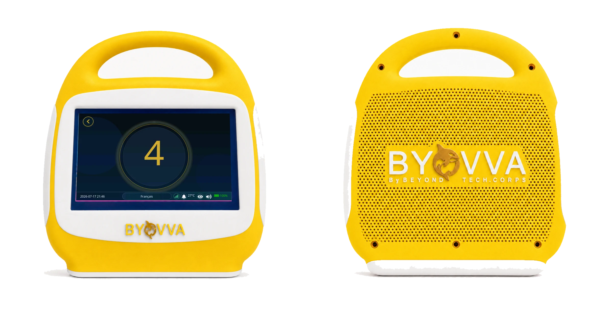 Tablette BYOVVA Jaune soleil